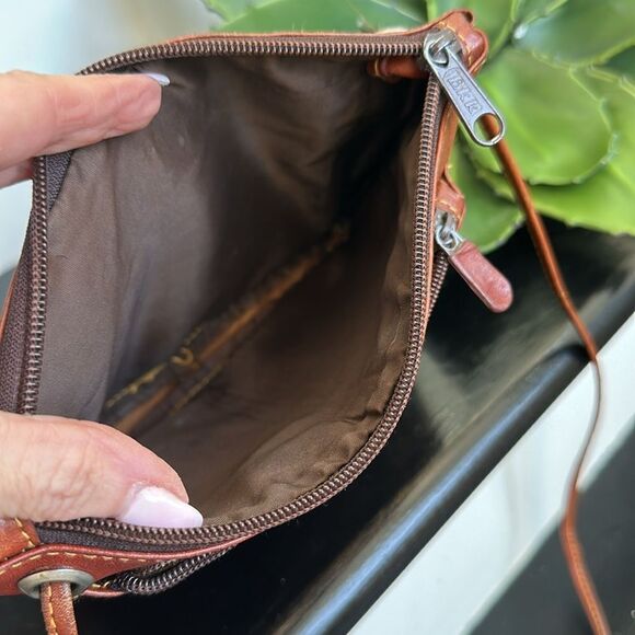 Joop vintage genuine leather crossbody minimalist shoulder handbag purse - Picture 10 of 12